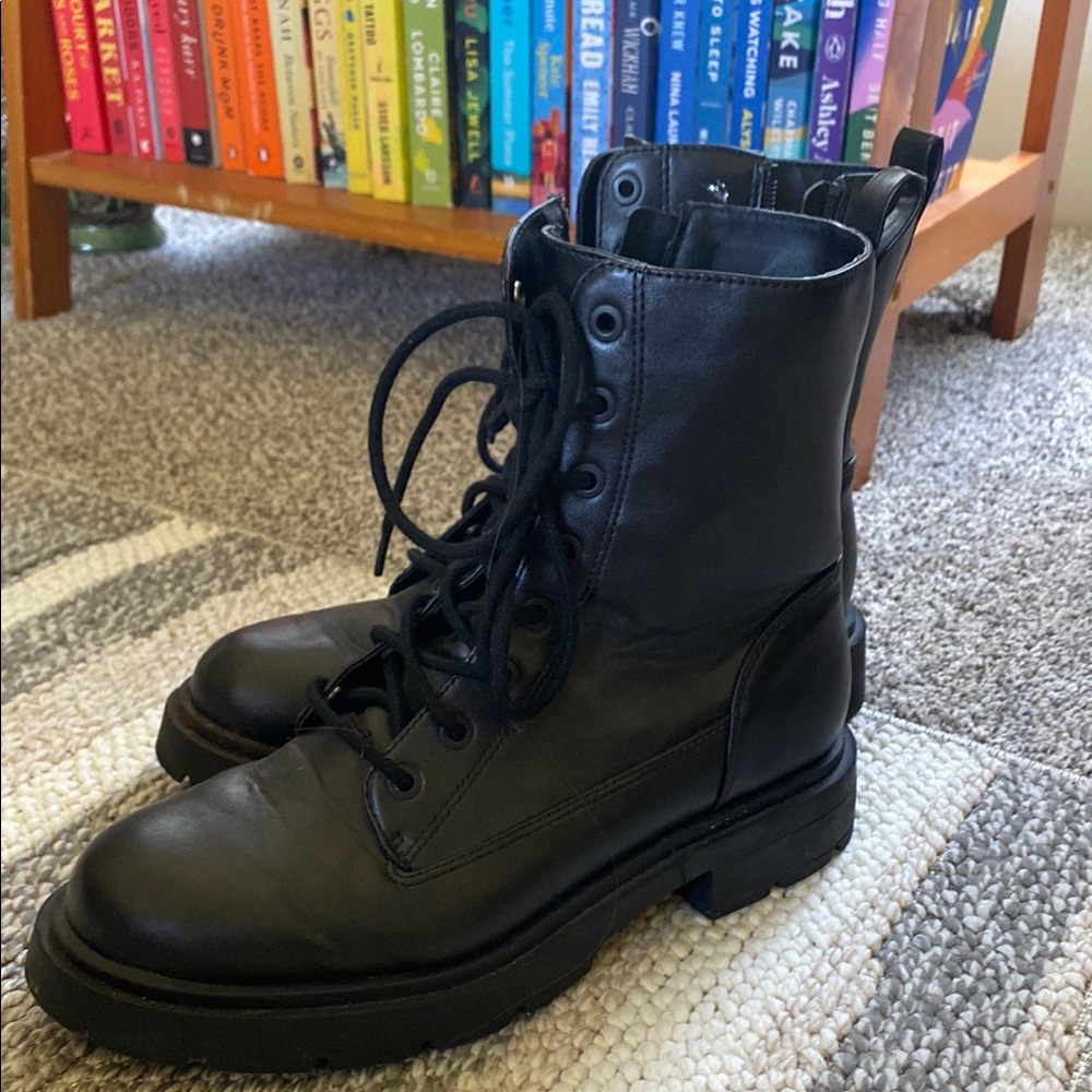 Black Combat Boots